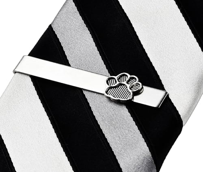 Dog Paw Tie Clip