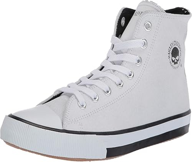 Harley-Davidson Men's Baxter Leather Motorcycle Casual Sneaker