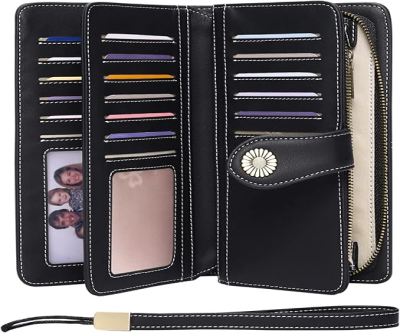 FALAN MULE Women Genuine Leather Wallet 