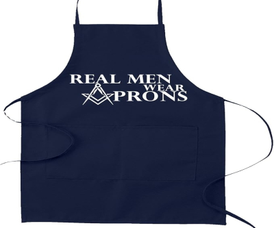 Real Men Wear Aprons Masonic Cooking Kitchen Apron