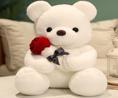 Teddy Bear Plush Stuffed Animal Rose