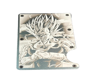 Vegeta Aluminum Wallet With Case