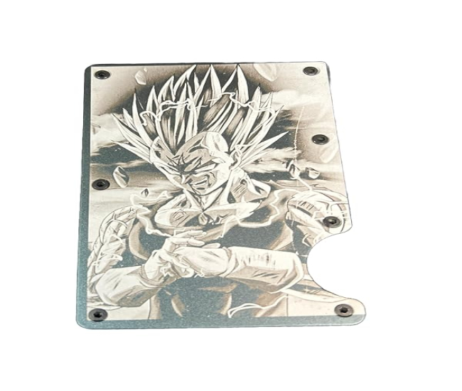 Vegeta Aluminum Wallet With Case